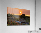 Boundry Bay Sunset Acrylic Print