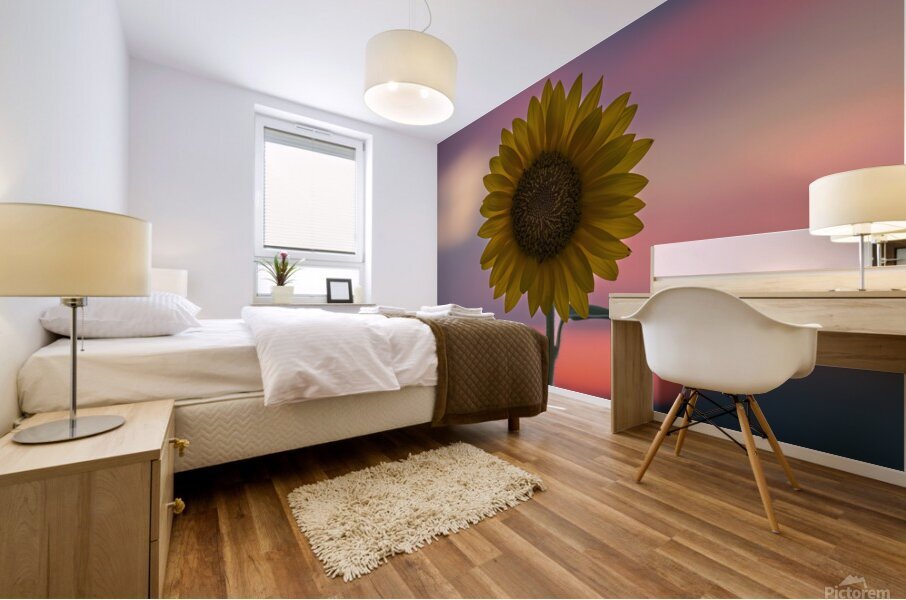 Sunflower Mural print