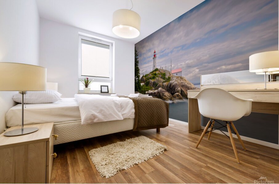 Peaceful Lighthouse Mural print