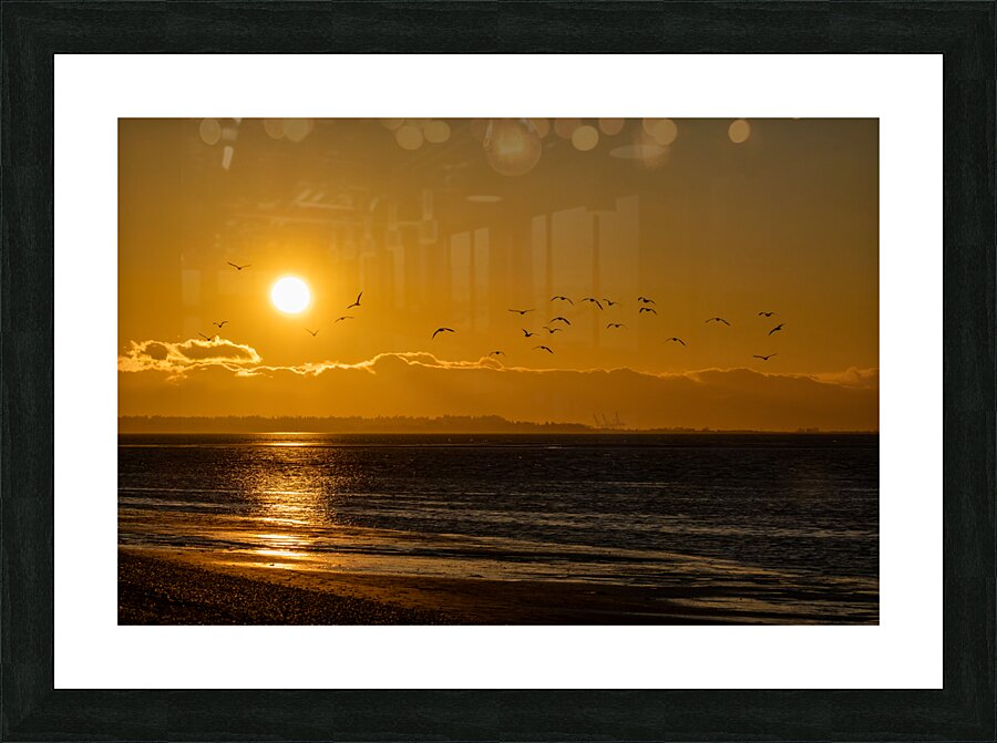 Blackie Spit Sunset Picture Frame print