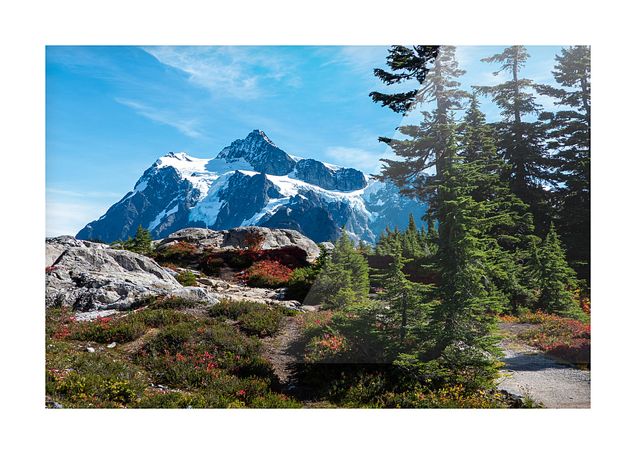Mt Shuksan Picture Frame print