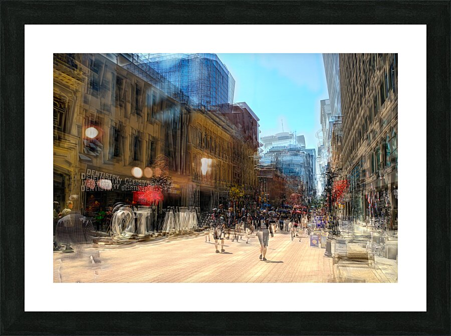 Abstract Ottawa Picture Frame print
