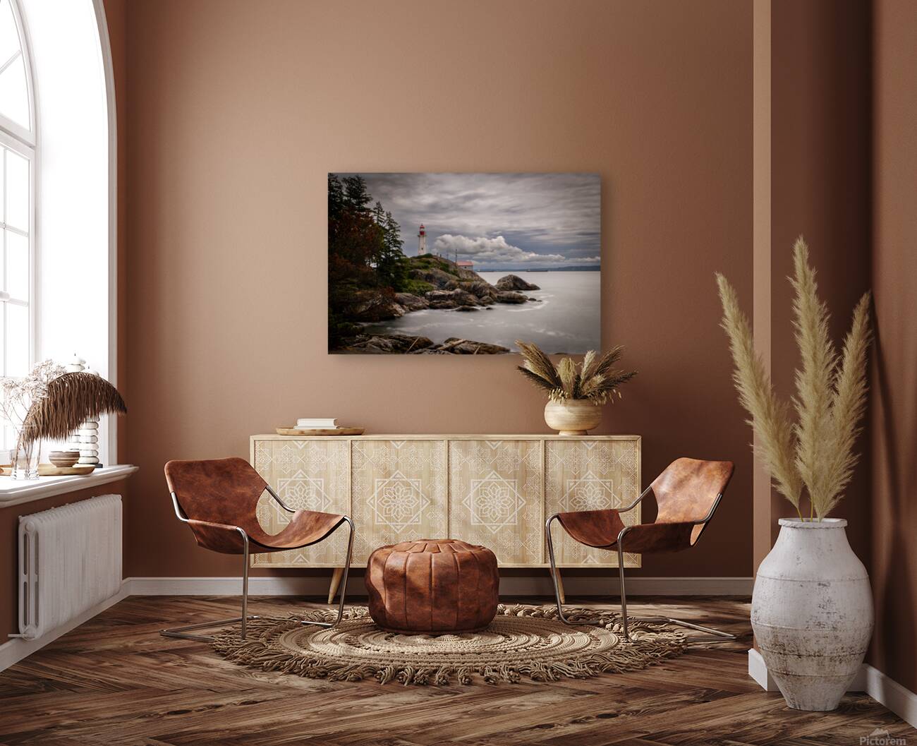 Stormy Lighthouse Reproduction