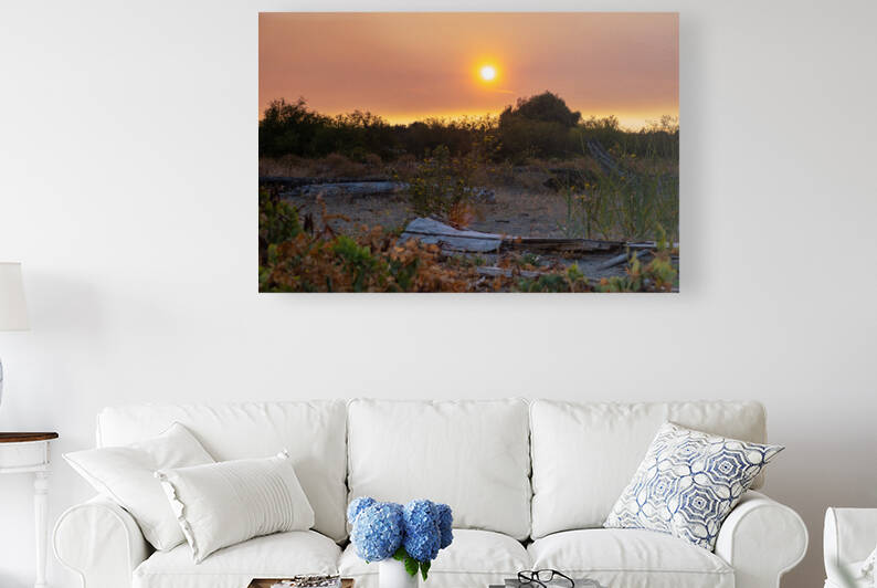 Boundry Bay Sunset Reproduction