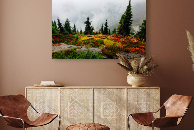 Misty Autumn Reproduction