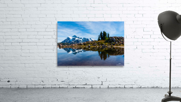 BLue Mt Shusksan Reflection Wall Preview