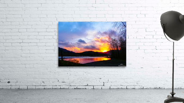 Nooksack River Sunset Wall Preview
