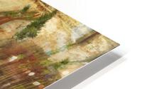 Golden Rock HD Metal print