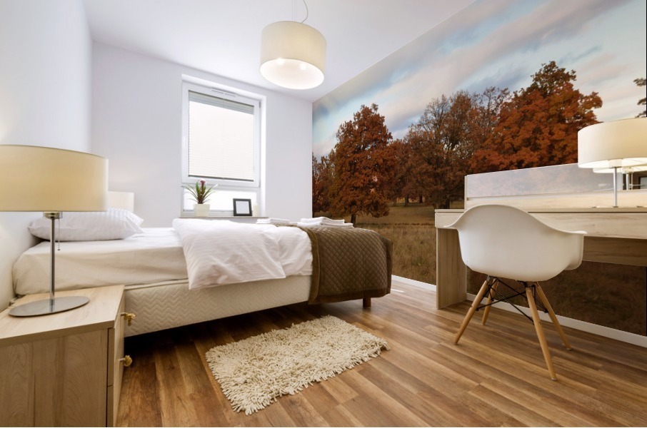 Oak trees Mural print