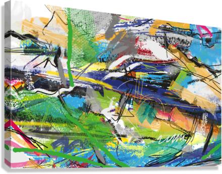 Abstractionwave 002-02 Canvas Print