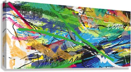 Abstractionwave 004-25 Canvas Print