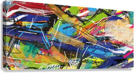 Abstractionwave 004-23 Canvas Print