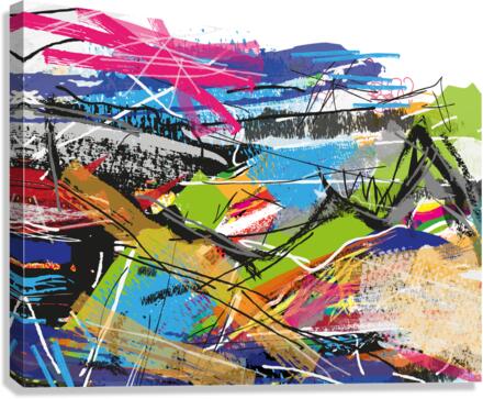 Abstractionwave 004-12 Canvas Print