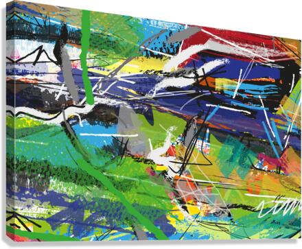 Abstractionwave 004-15 Canvas Print