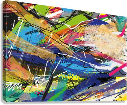  Abstractionwave 004-10 Canvas Print
