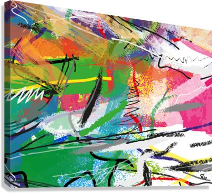 Abstractionwave 005-04 Canvas Print