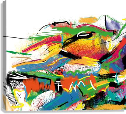 Abstractionwave 006-02 Canvas Print