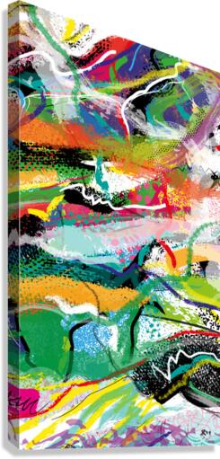 Abstractionwave 007-28 Canvas Print