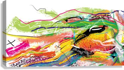 Abstractionwave 007-26 Canvas Print