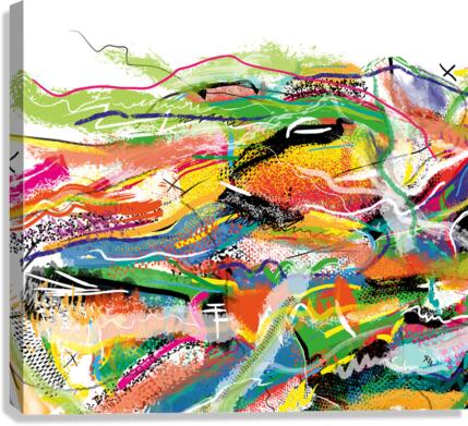 Abstractionwave 007-02 Canvas Print