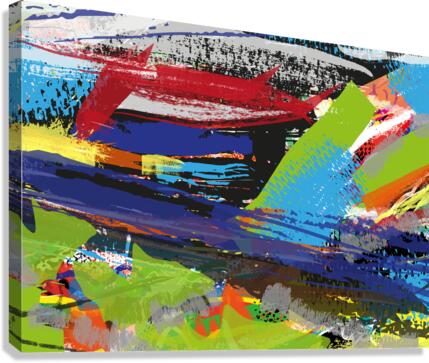 Abstractionwave 008-19 Canvas Print