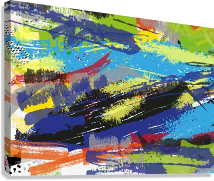 Abstractionwave 008-14 Canvas Print