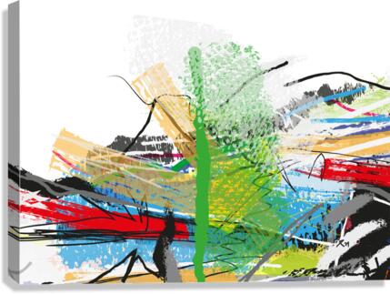 Abstractionwave 011-11 Canvas Print