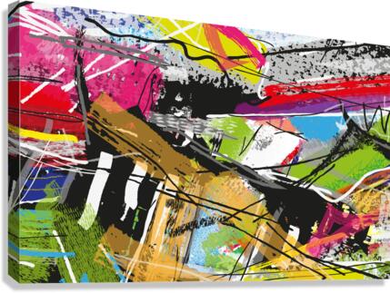 Abstractionwave 011-12 Canvas Print