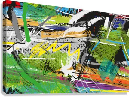 Abstractionwave 011-10 Canvas Print