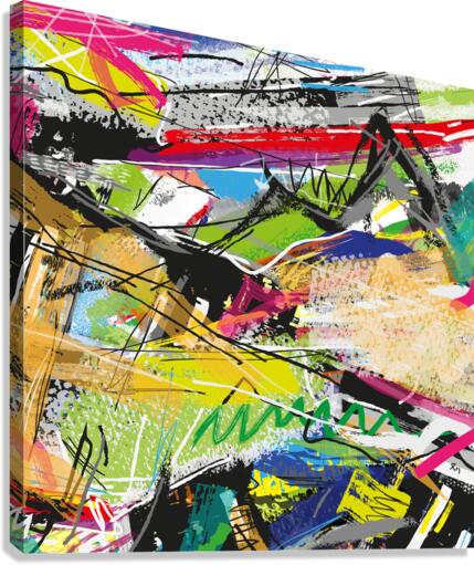 Abstractionwave 011-19 Canvas Print