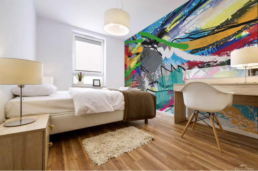 Abstractionwave 002-07 Mural print