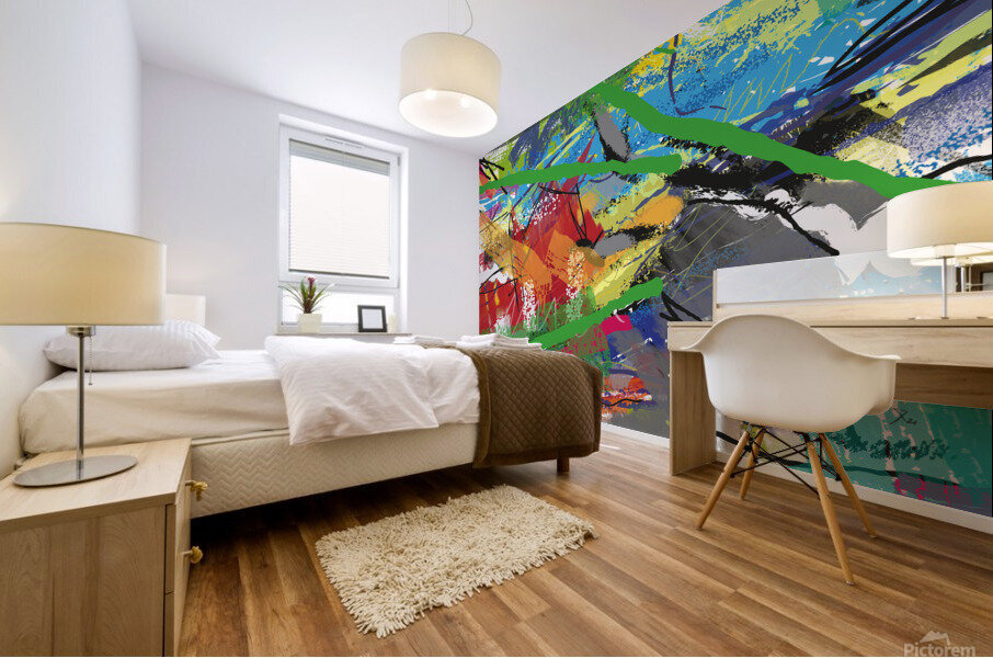 Abstractionwave 002-08 Mural print