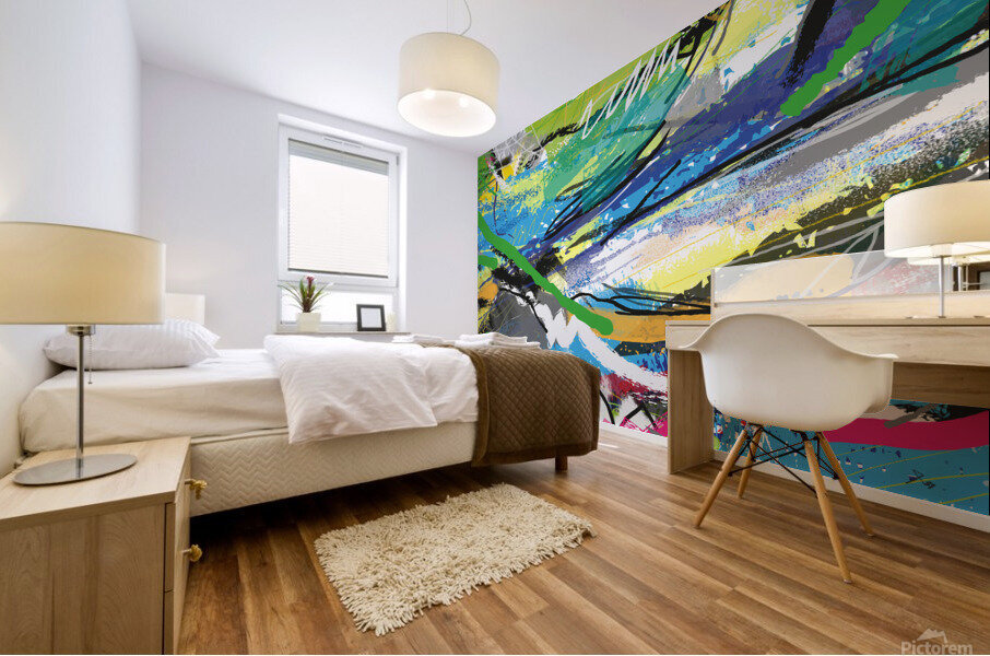 Abstractionwave 002-05 Mural print