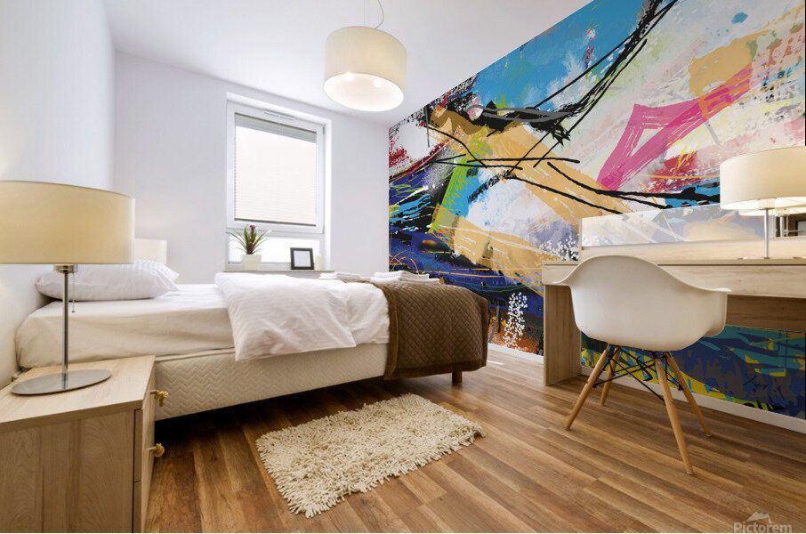 Abstractionwave 002-06 Mural print