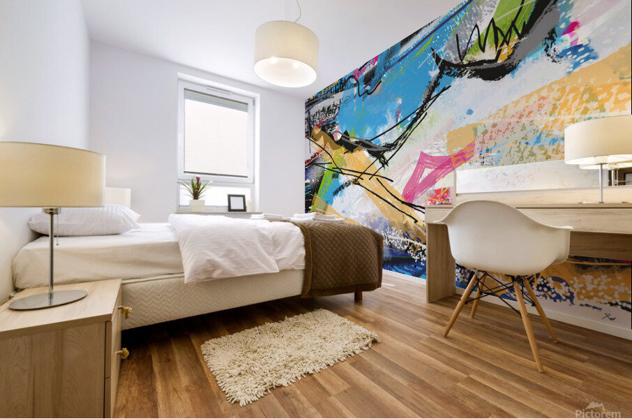 Abstractionwave 002-03 Mural print