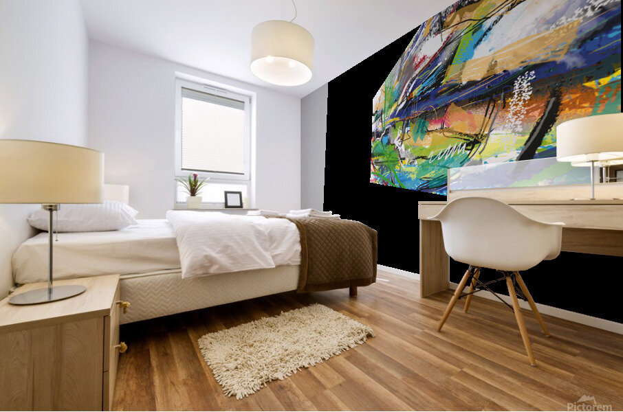 Abstractionwave 002-02 Mural print