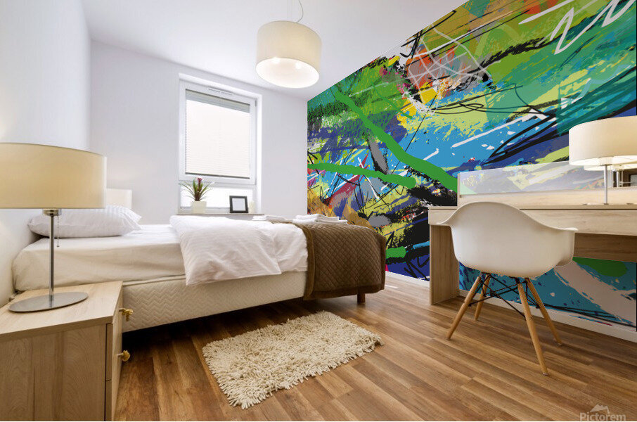 Abstractionwave 004-25 Mural print