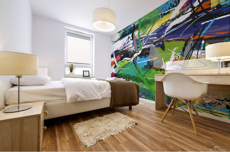 Abstractionwave 004-16 Mural print
