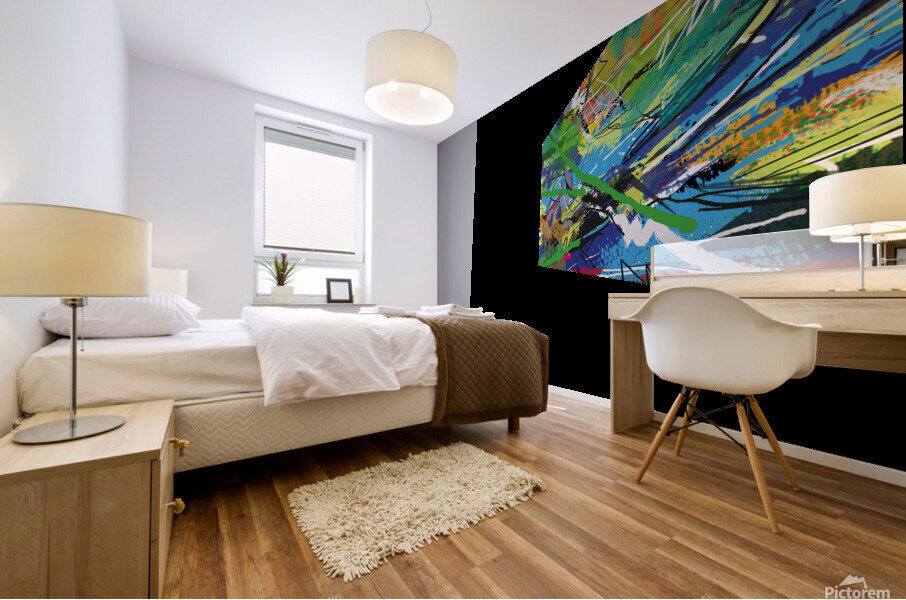 Abstractionwave 004-17 Mural print