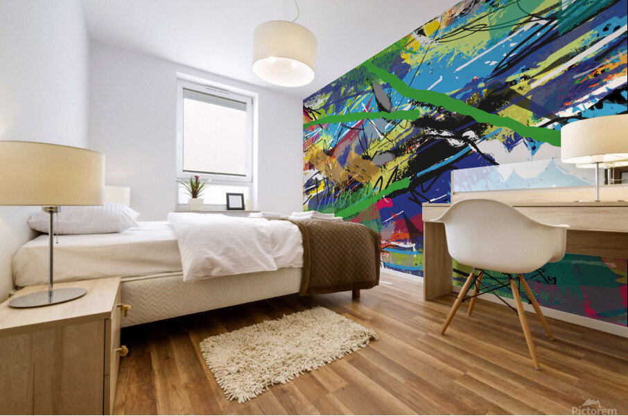 Abstractionwave 004-14 Mural print