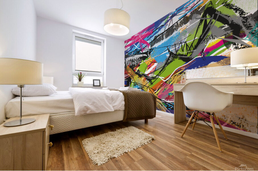 Abstractionwave 004-12 Mural print
