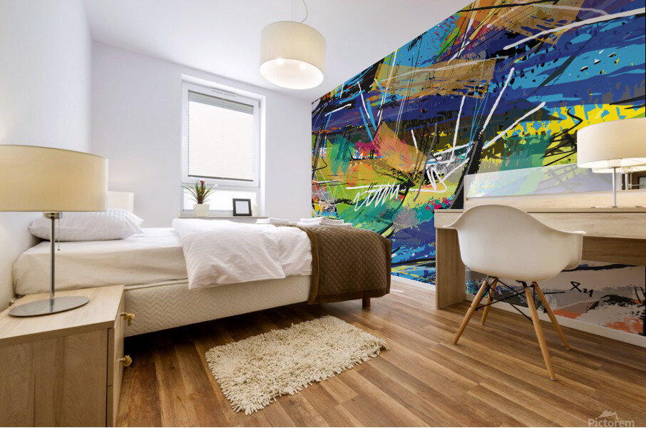 Abstractionwave 004-11 Mural print