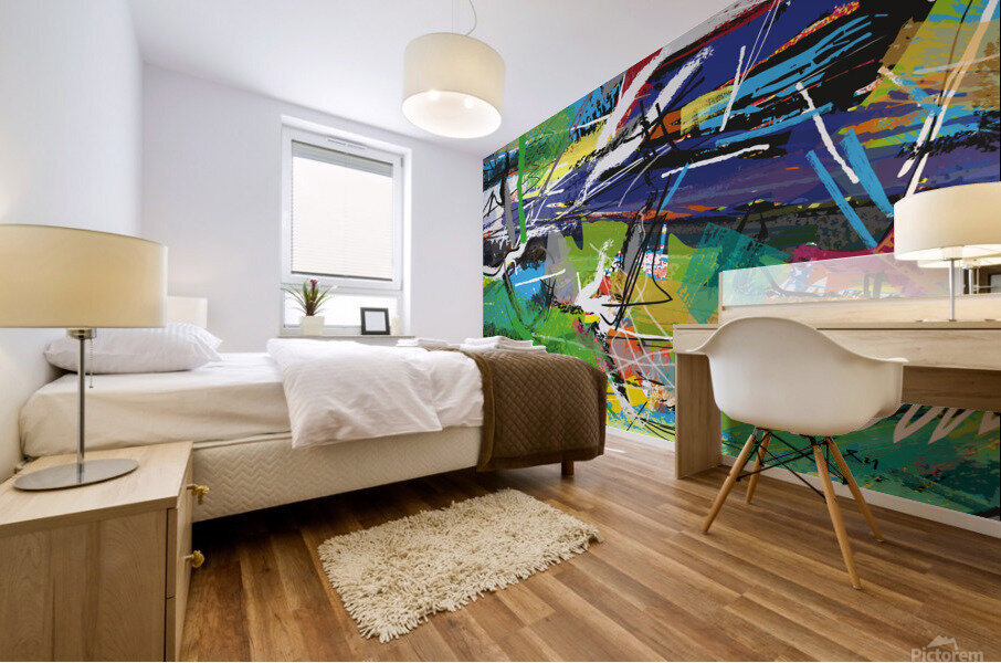 Abstractionwave 004-15 Mural print