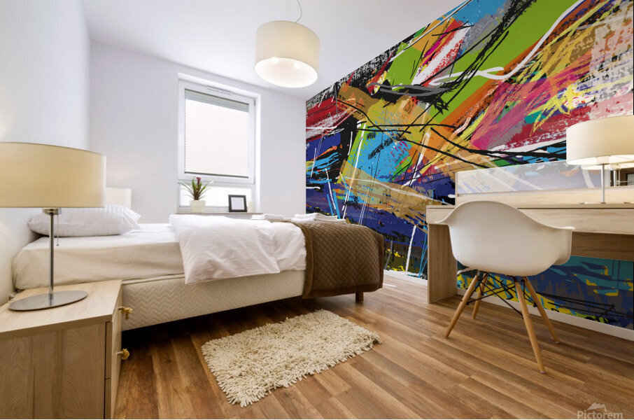 Abstractionwave 004-06 Mural print