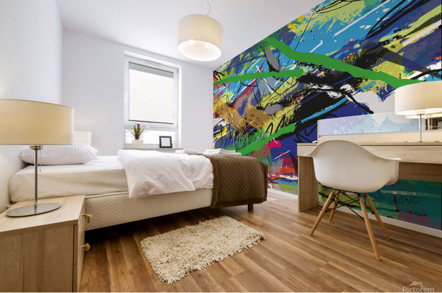 Abstractionwave 004-08 Mural print