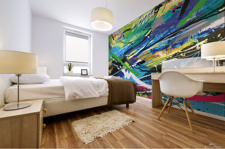 Abstractionwave 004-05 Mural print