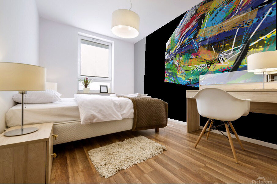 Abstractionwave 004-02 Mural print