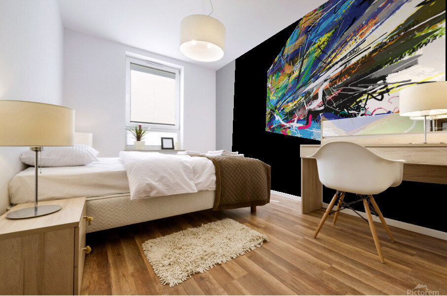 Abstractionwave 004-01 Mural print