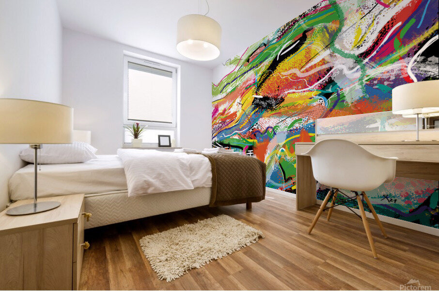 Abstractionwave 003-02 Mural print