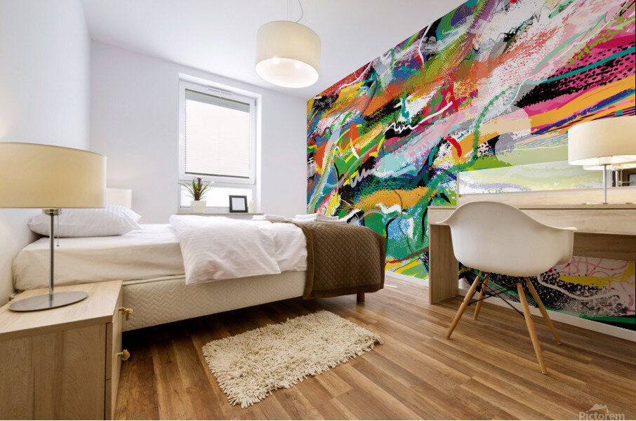 Abstractionwave 003-01 Mural print